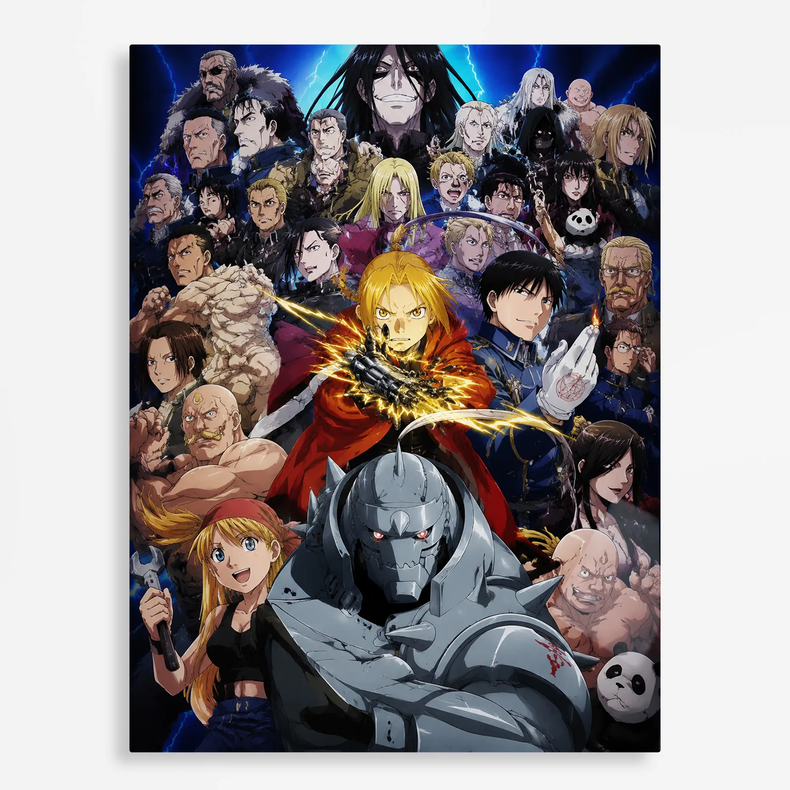 anime metal poster (136) s1 FMA Metal Poster Wall Decor - B - Image 1