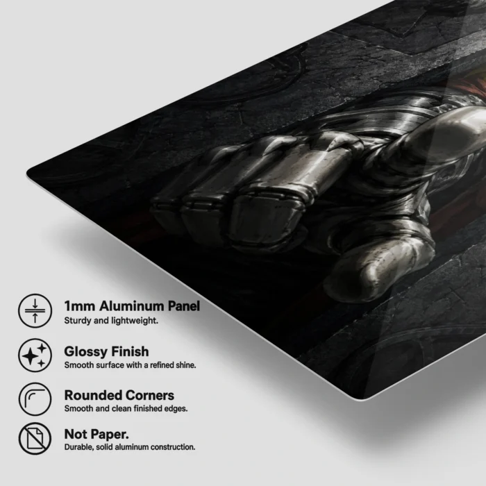 FMA Edward Elric Metal Poster Wall Decor
  - A - Image 5