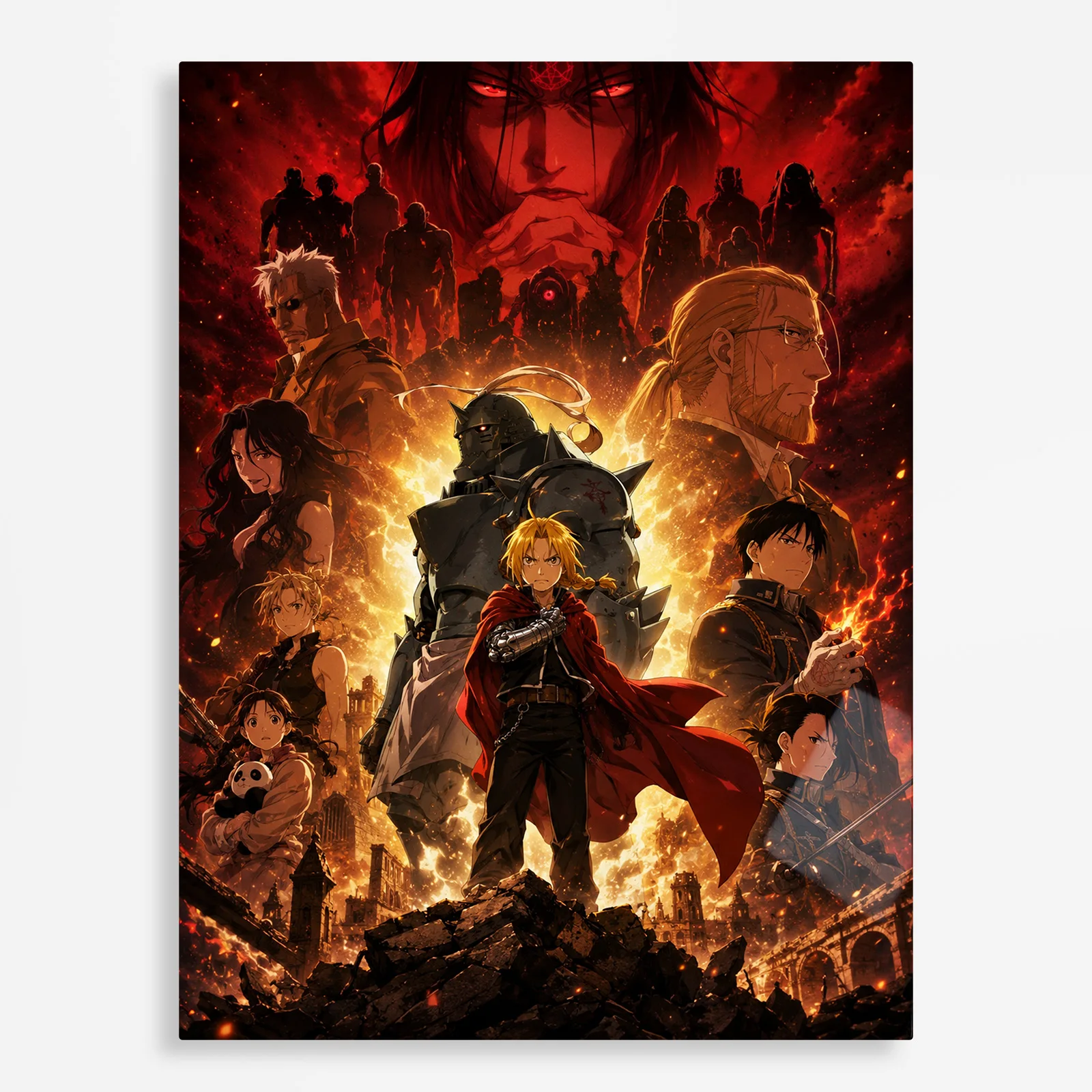 anime metal poster (139) s1 FMA Metal Poster Wall Decor - D - Image 1