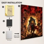 FMA Metal Poster Wall Decor - D - Image 2