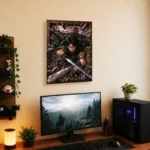 AOT Levi Ackerman Metal Poster Wall
  Decor - C - Image 4