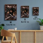 AOT Levi Ackerman Metal Poster Wall
  Decor - C - Image 6