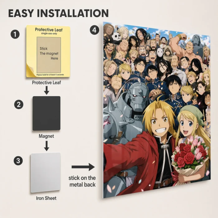 FMA Metal Poster Wall Decor - E - Image 2
