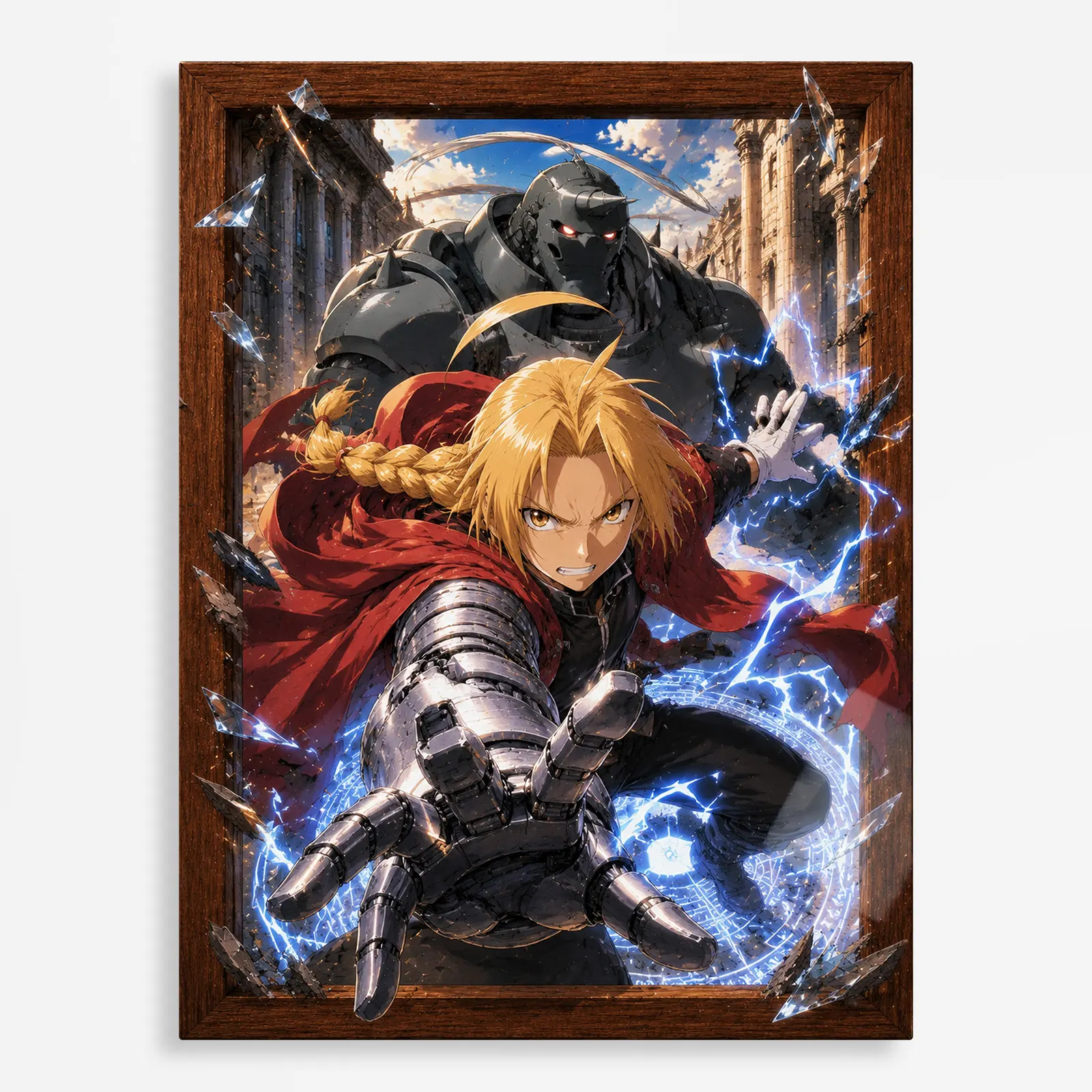 anime metal poster (143) s1 FMA Metal Poster Wall Decor - H - Image 1