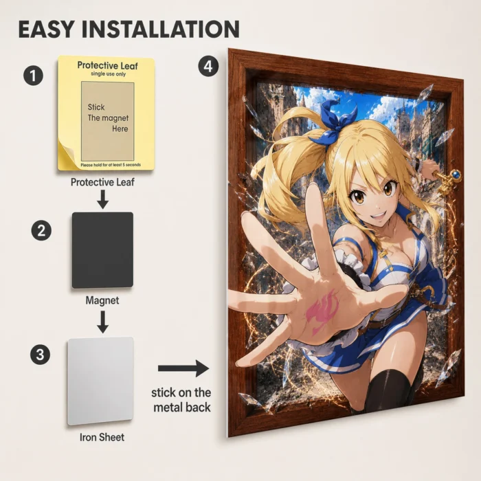 Fairy Metal Poster Wall Decor - A - Image 2