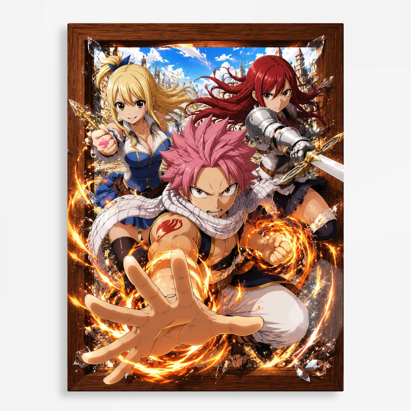 anime metal poster (147) s1 Fairy Metal Poster Wall Decor - B - Image 1