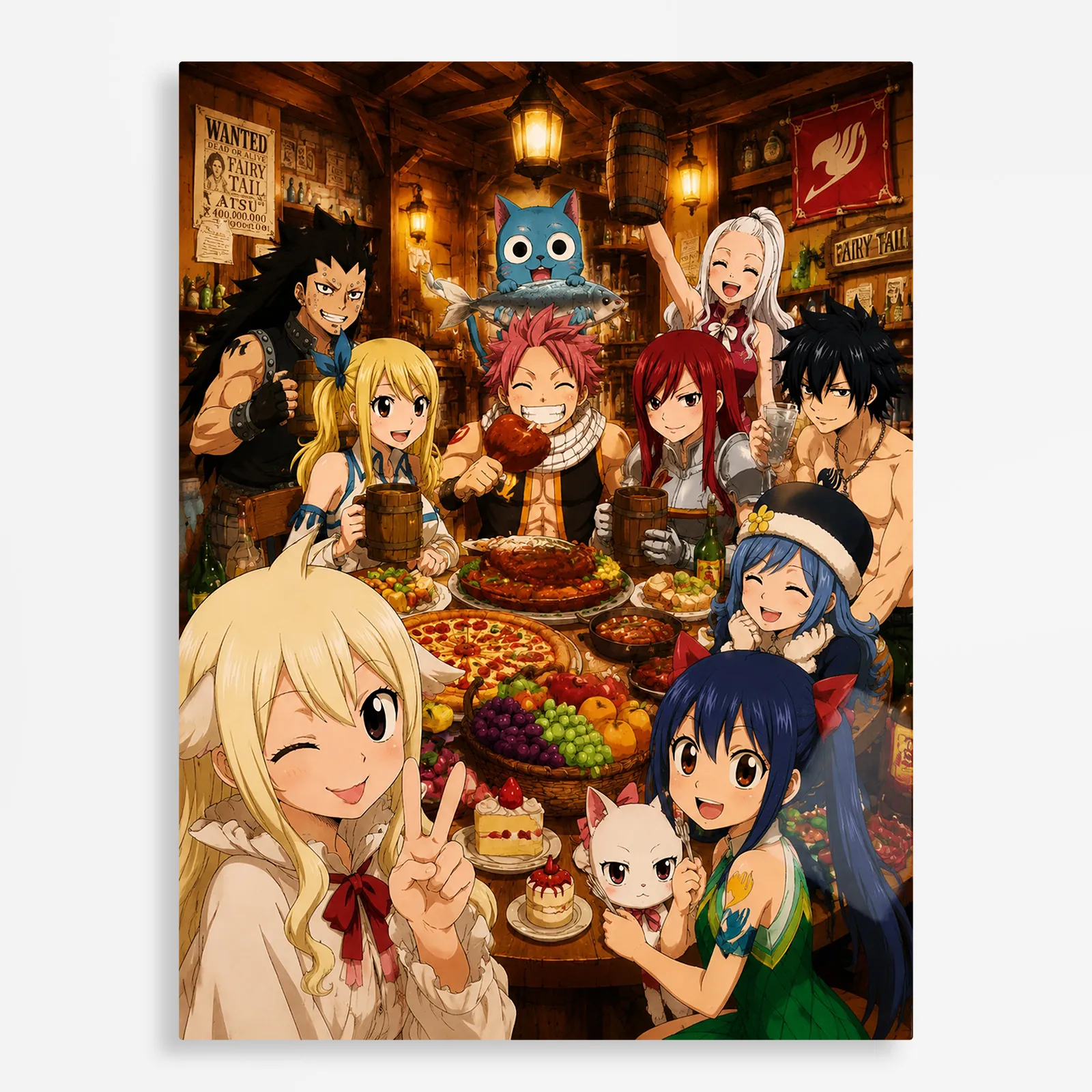 anime metal poster (148) s1 Fairy Metal Poster Wall Decor - C - Image 1