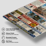 AOT Newspaper Metal Poster Wall Decor - Image 5