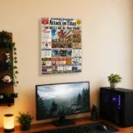 AOT Newspaper Metal Poster Wall Decor - Image 4