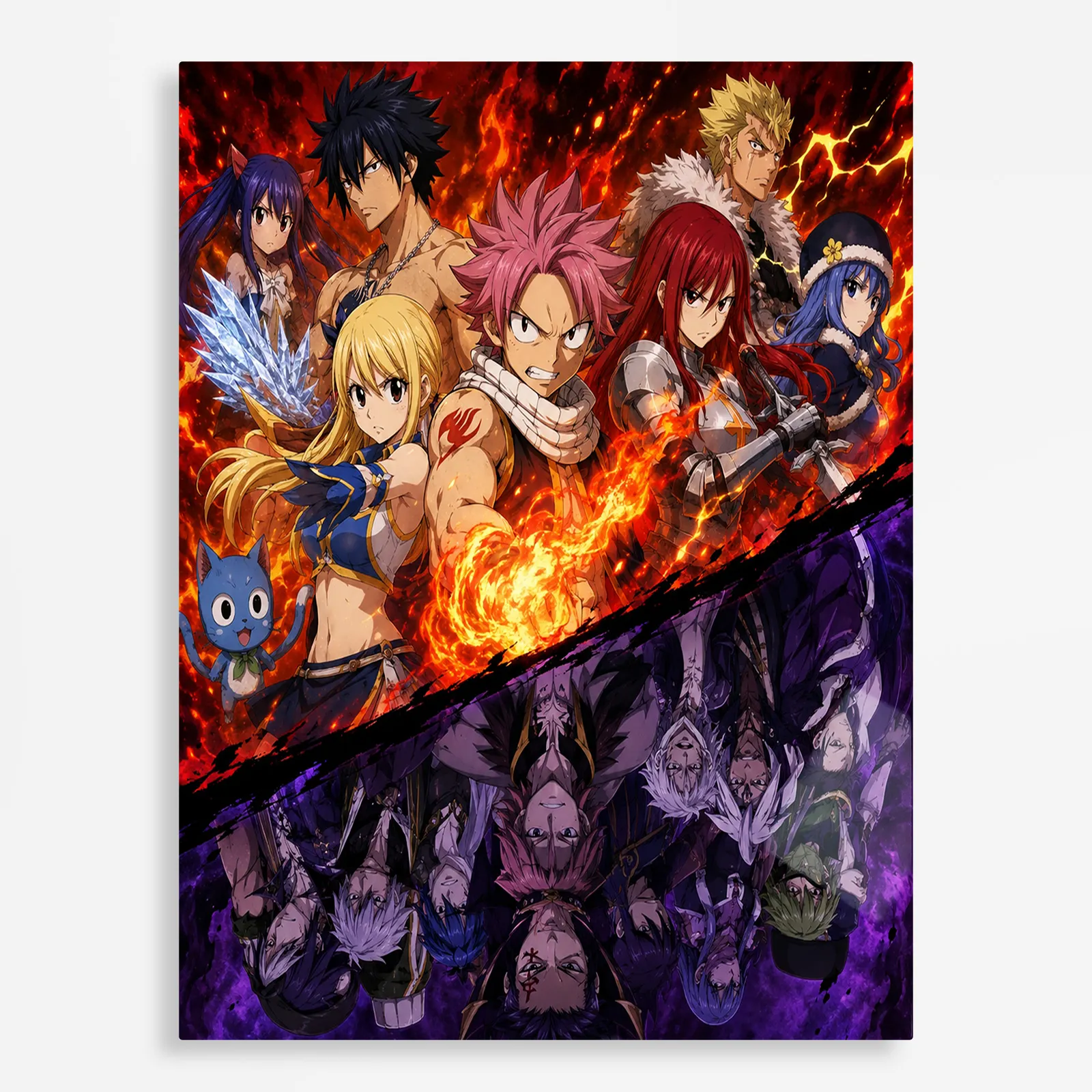 anime metal poster (150) s1 Fairy Metal Poster Wall Decor - E - Image 1