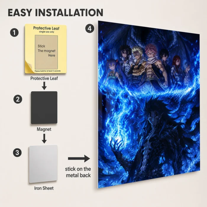 Fairy Metal Poster Wall Decor - F - Image 2