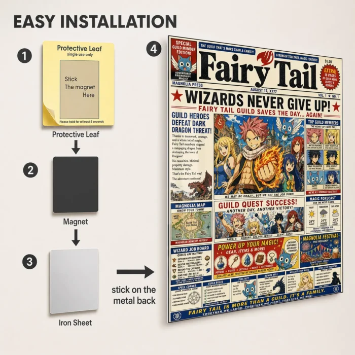 Fairy Metal Poster Wall Decor - I - Image 2