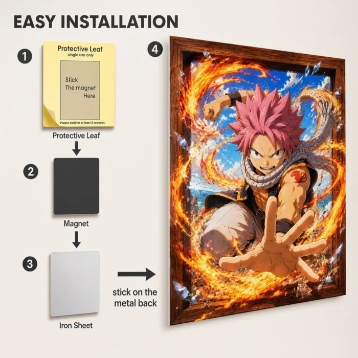 Fairy Metal Poster Wall Decor - J - Image 2
