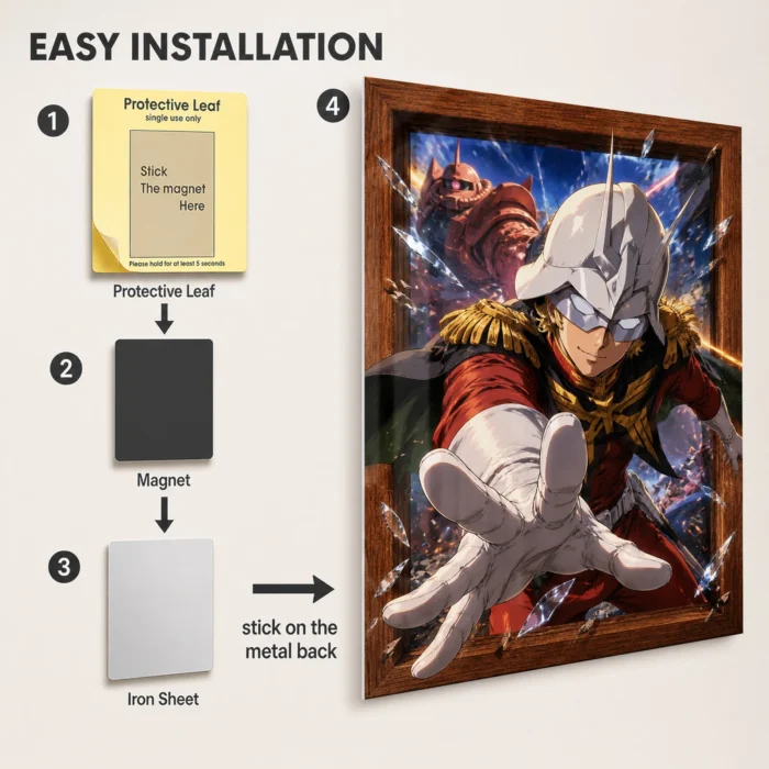 Mecha War Metal Poster Wall Decor - A - Image 2