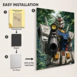 Mecha War Metal Poster Wall Decor - B - Image 2