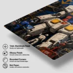 Mecha War Metal Poster Wall Decor - C - Image 5