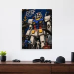Mecha War Metal Poster Wall Decor - C - Image 3