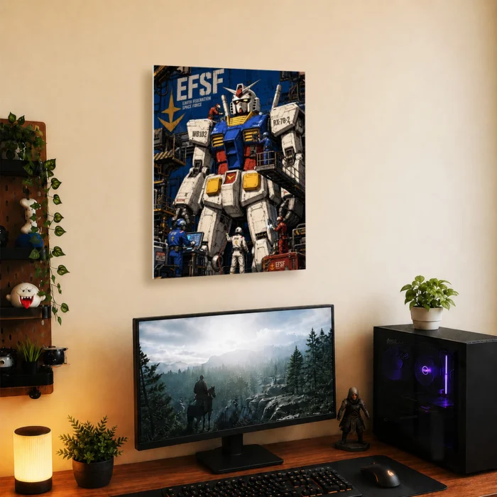 Mecha War Metal Poster Wall Decor - C - Image 4
