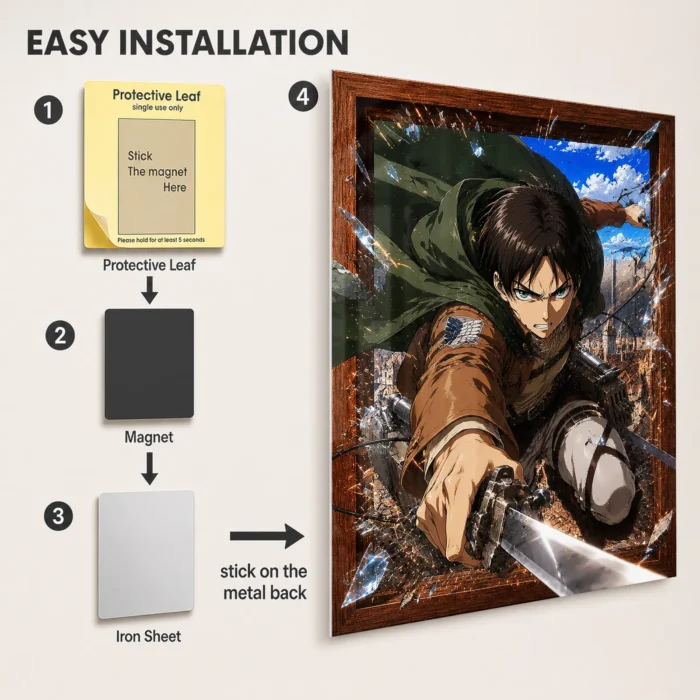 AOT Metal Poster Wall Decor - D - Image 2