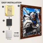 Mecha War Metal Poster Wall Decor - D - Image 2