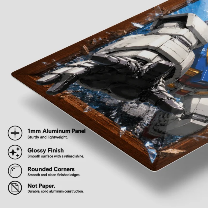 Mecha War Metal Poster Wall Decor - D - Image 5