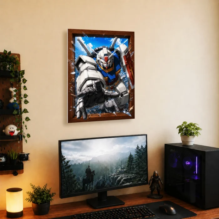 Mecha War Metal Poster Wall Decor - D - Image 4