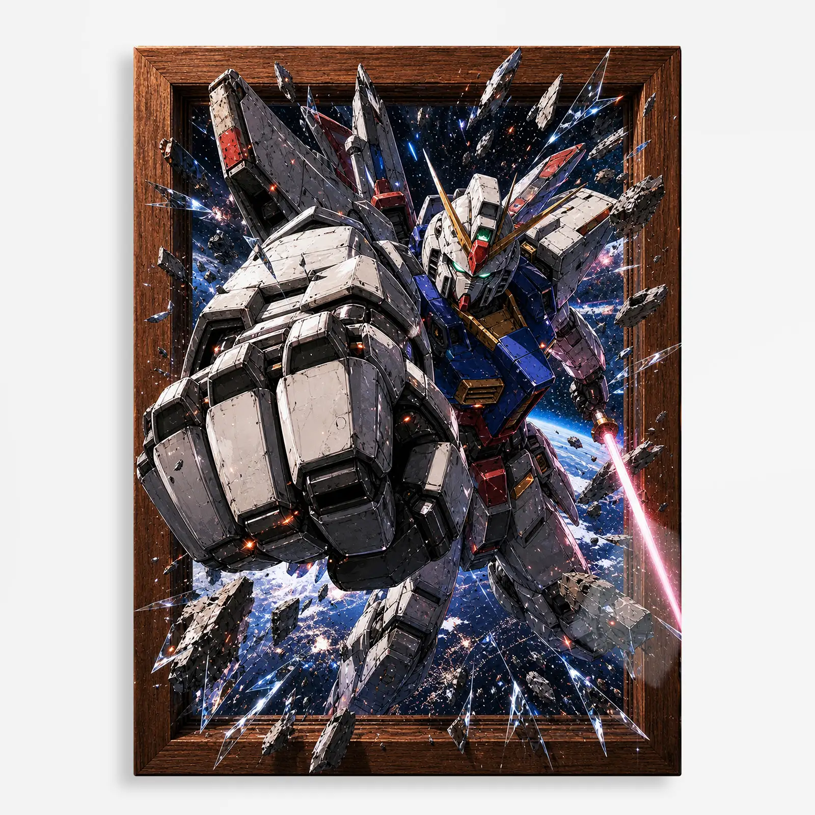 anime metal poster (162) s1 Mecha War Metal Poster Wall Decor - E - Image 1
