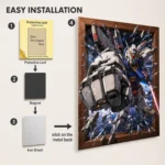 Mecha War Metal Poster Wall Decor - E - Image 2