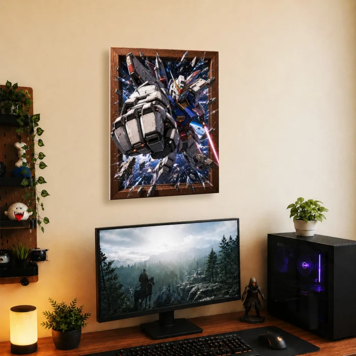 Mecha War Metal Poster Wall Decor - E - Image 4