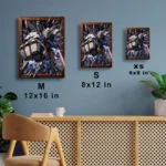 Mecha War Metal Poster Wall Decor - E - Image 6