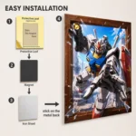 Mecha War Metal Poster Wall Decor - F - Image 2