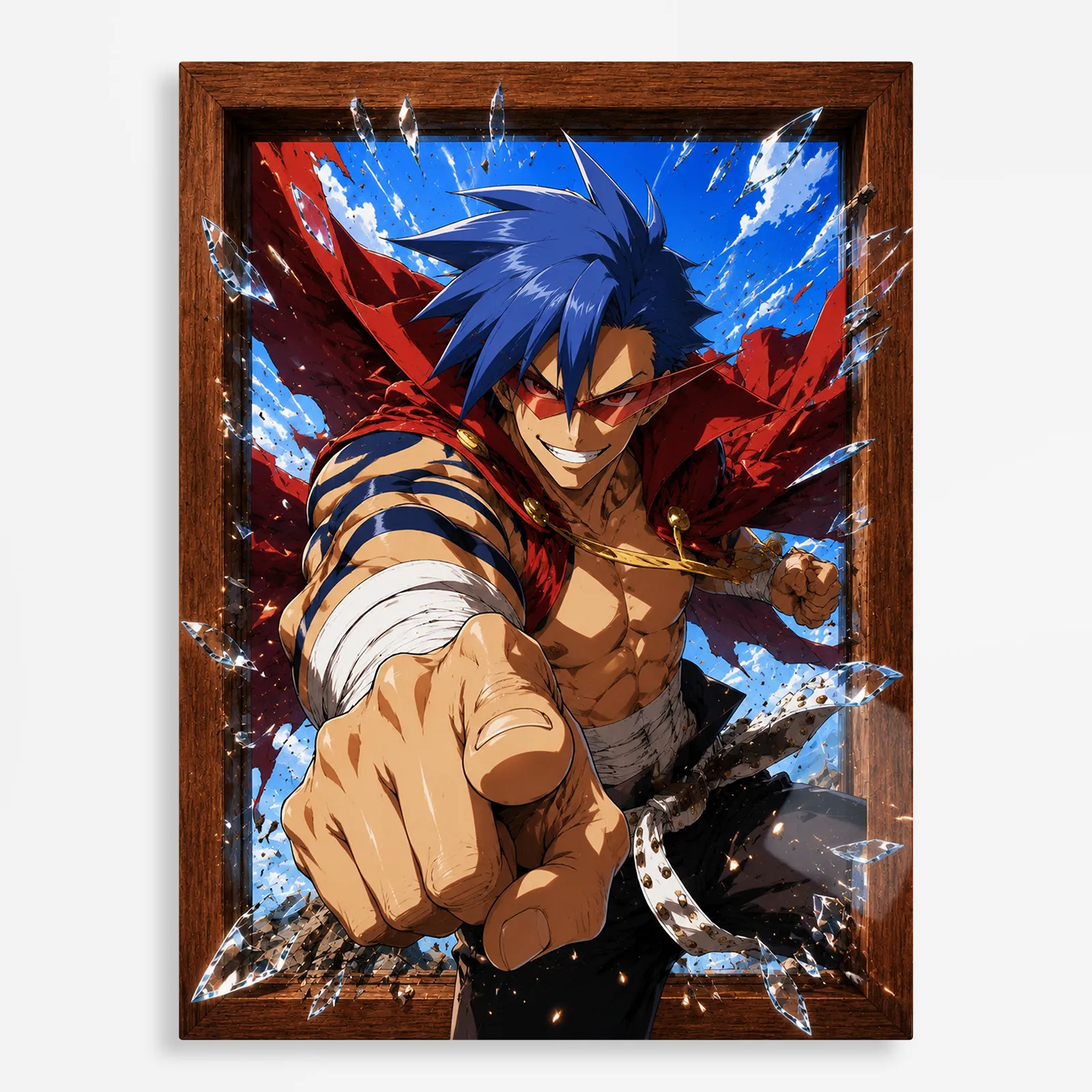 anime metal poster (165) s1 Gurren Metal Poster Wall Decor - A - Image 1