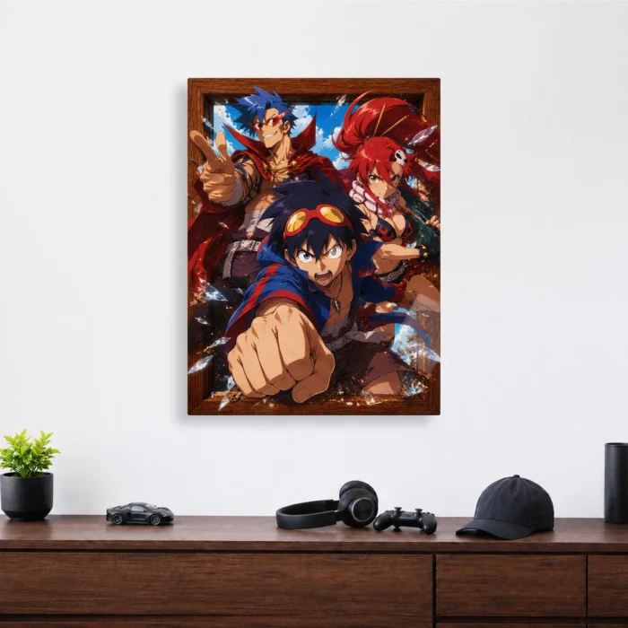 Gurren Metal Poster Wall Decor - B - Image 3
