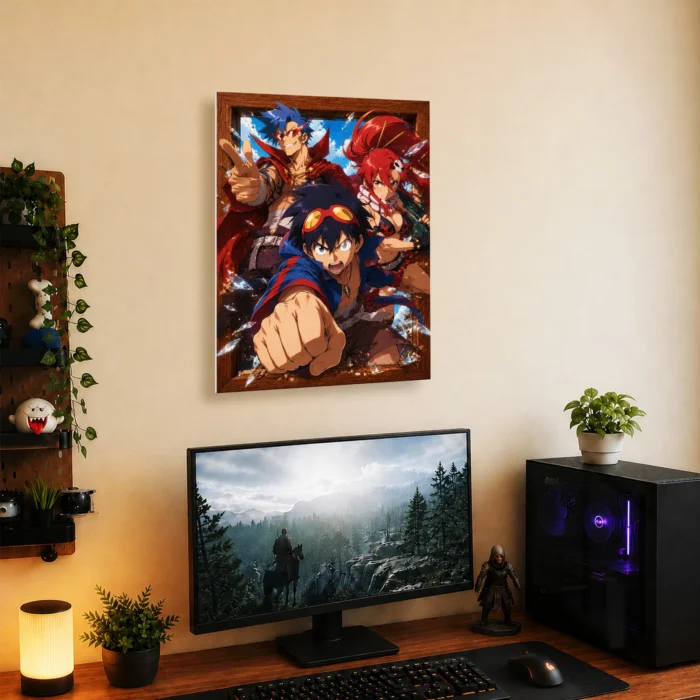 Gurren Metal Poster Wall Decor - B - Image 4