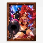 Gurren Metal Poster Wall Decor - D