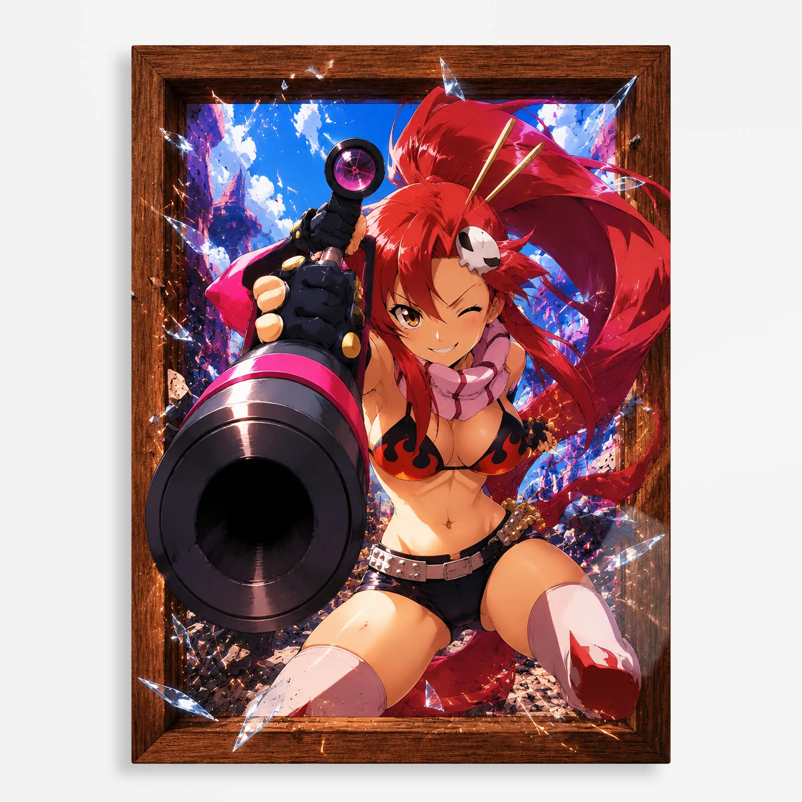 anime metal poster (168) s1 Gurren Metal Poster Wall Decor - D - Image 1