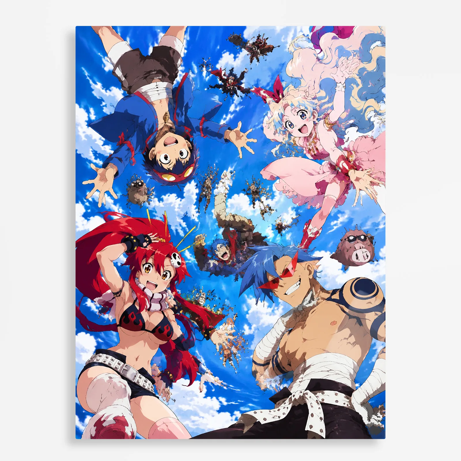 anime metal poster (169) s1 Gurren Metal Poster Wall Decor - E - Image 1