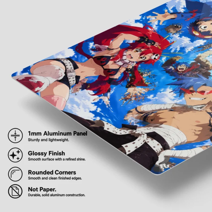 Gurren Metal Poster Wall Decor - E - Image 5