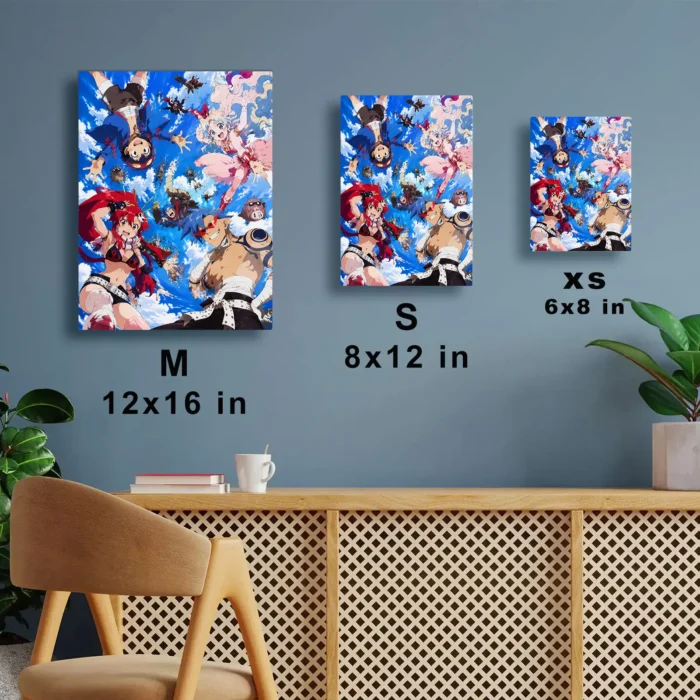 Gurren Metal Poster Wall Decor - E - Image 6