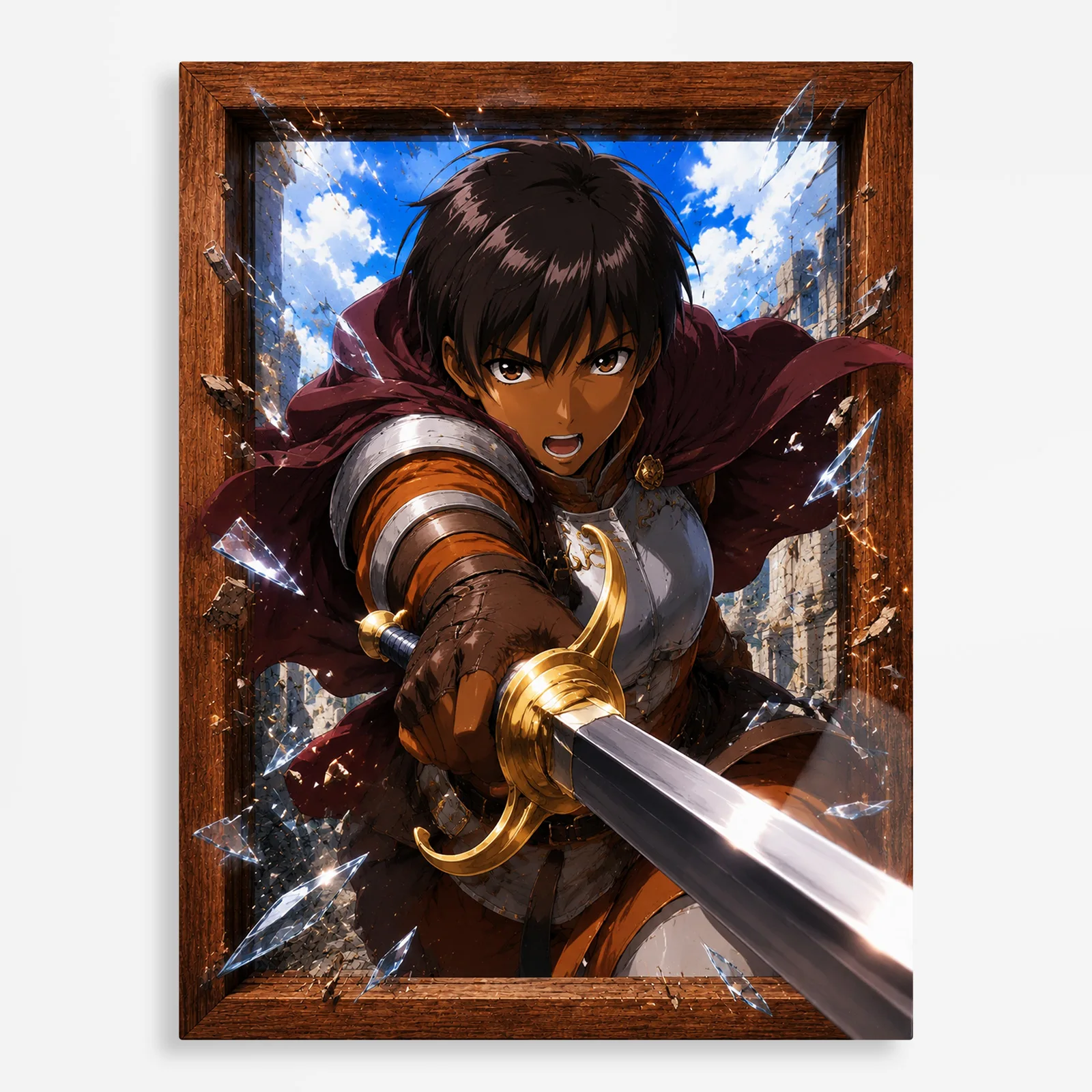 anime metal poster (17) s1 AOT Metal Poster Wall Decor - E - Image 1