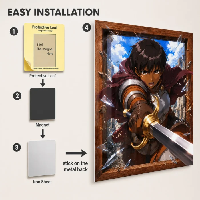 AOT Metal Poster Wall Decor - E - Image 2
