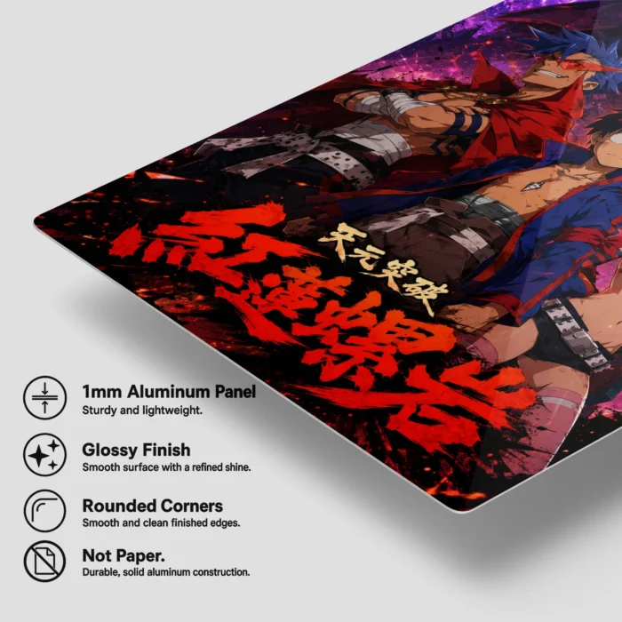 Gurren Metal Poster Wall Decor - F - Image 5