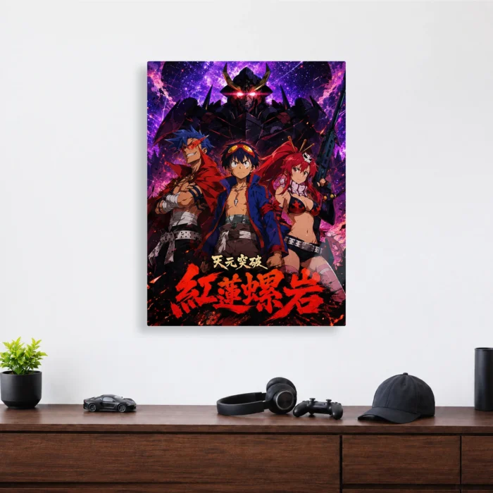 Gurren Metal Poster Wall Decor - F - Image 3