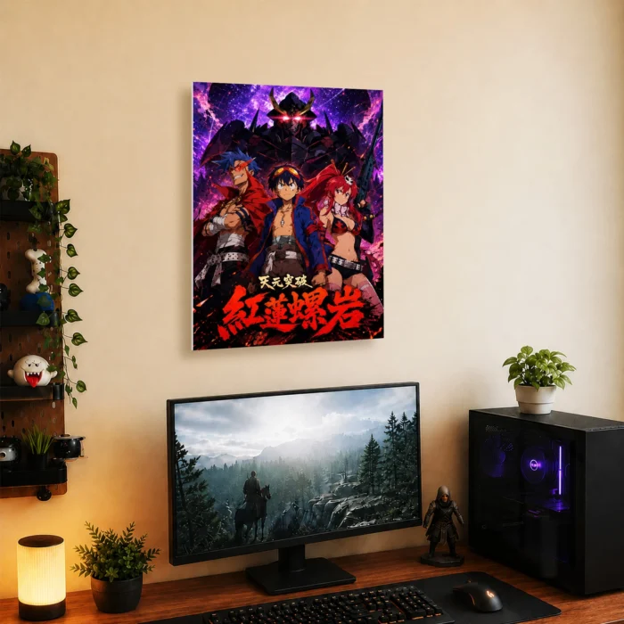 Gurren Metal Poster Wall Decor - F - Image 4