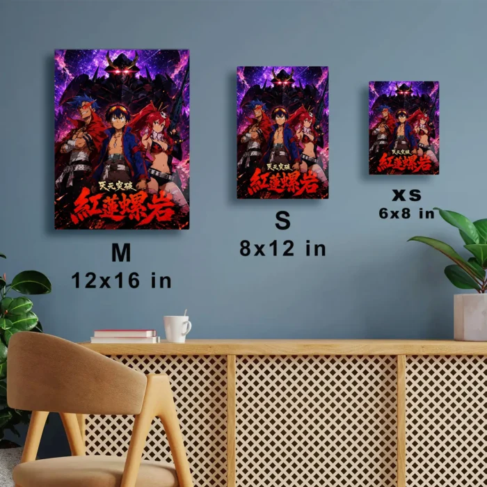 Gurren Metal Poster Wall Decor - F - Image 6