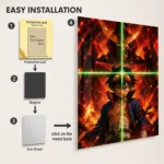 Gurren Metal Poster Wall Decor - G - Image 2