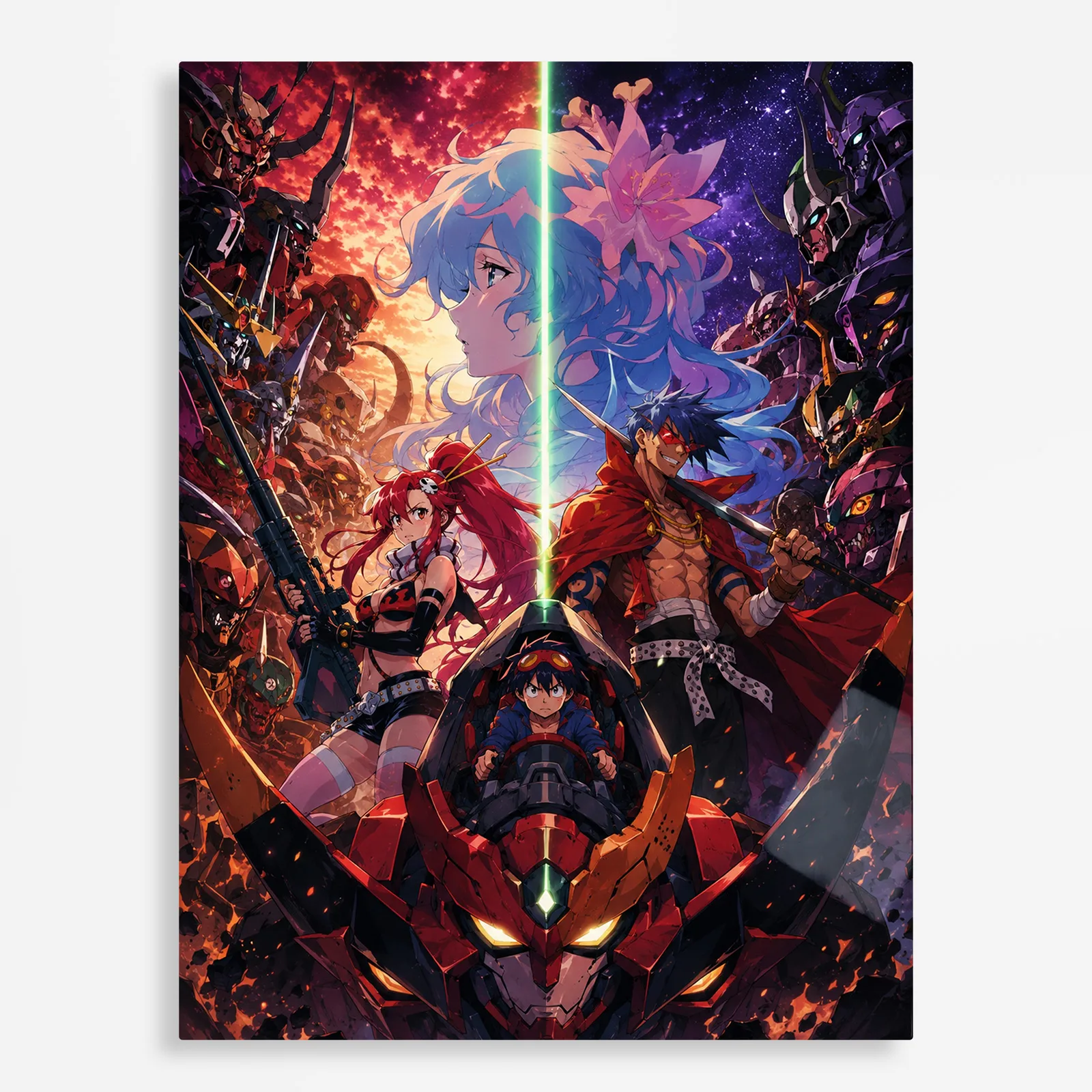 anime metal poster (172) s1 Gurren Metal Poster Wall Decor - H - Image 1