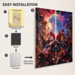 Gurren Metal Poster Wall Decor - H - Image 2