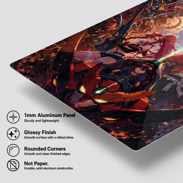 Gurren Metal Poster Wall Decor - H - Image 5