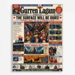 Gurren Metal Poster Wall Decor - I